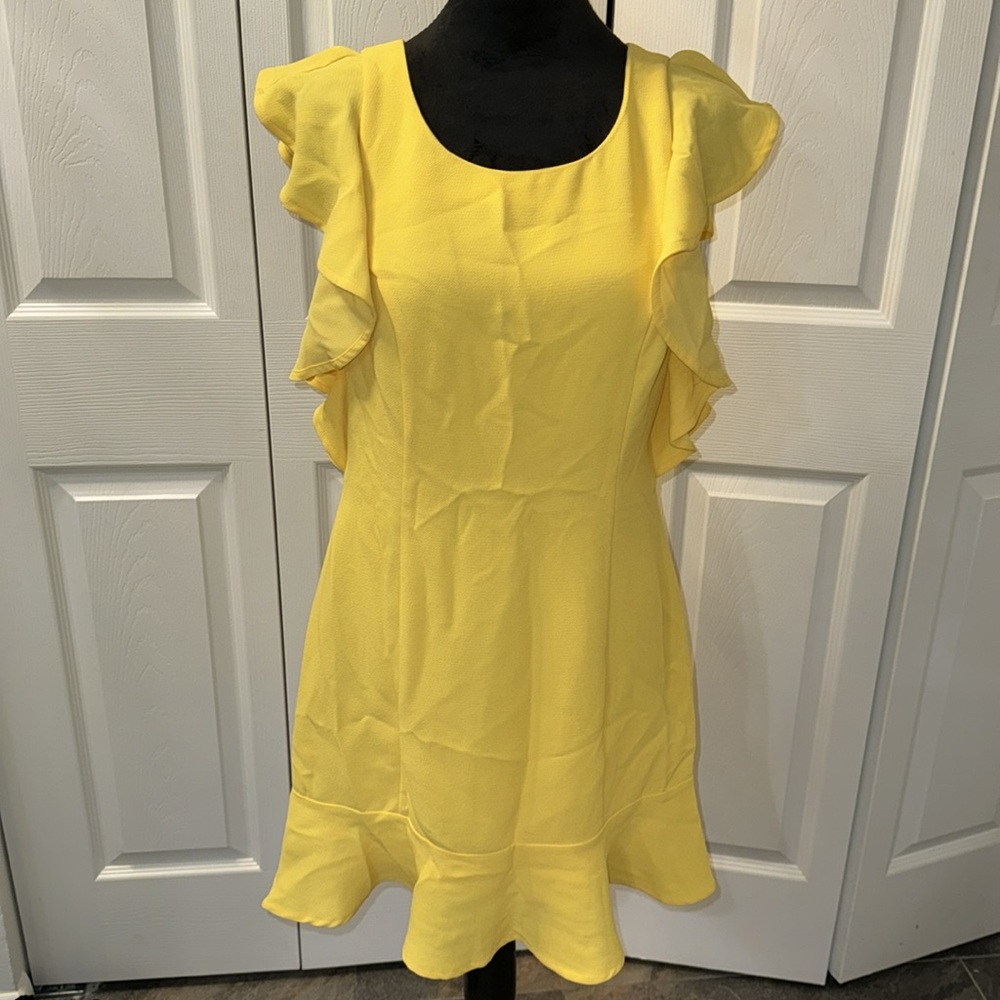 Beautiful BCBG yellow dress